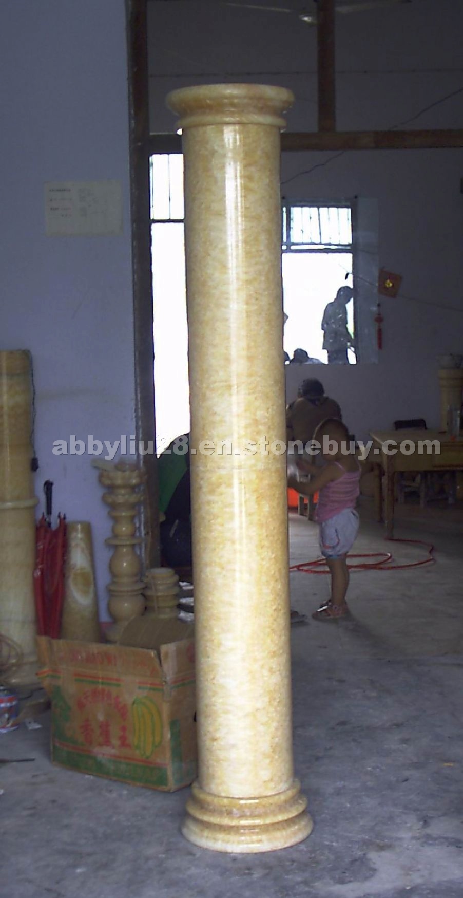 honey onyx column