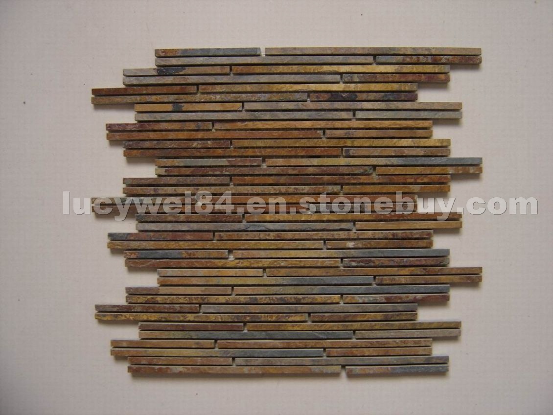 rusty slate mosaic