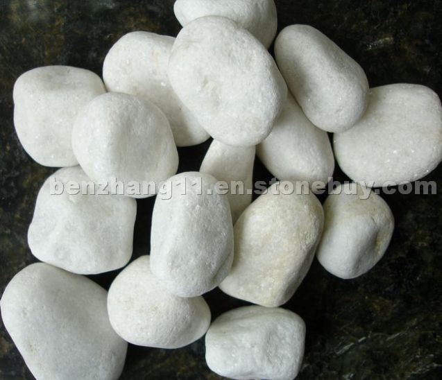 white pebble