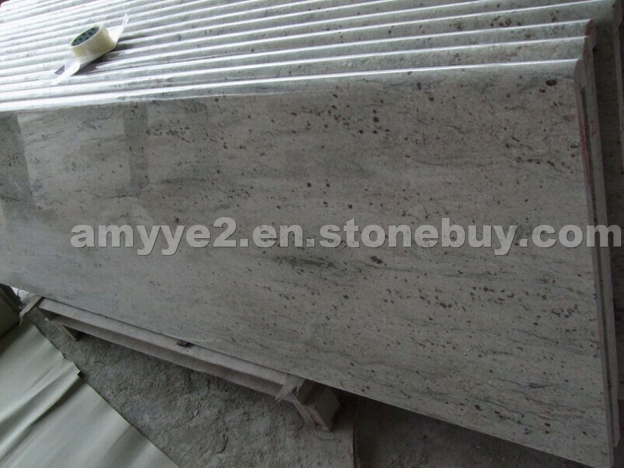 river white granite prefabricated countertop