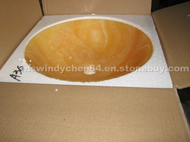 Honey Onyx Sinks, Wash Basins