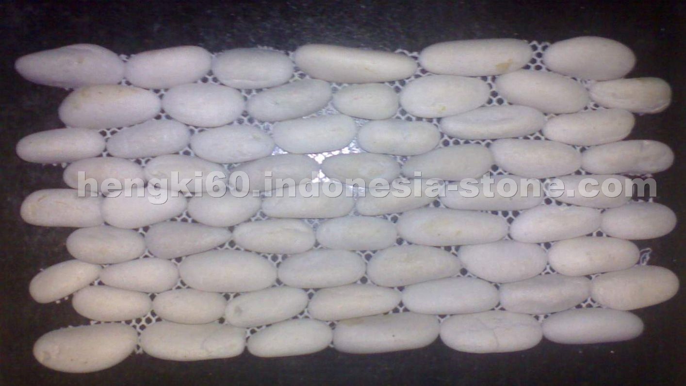Standing White Pebble