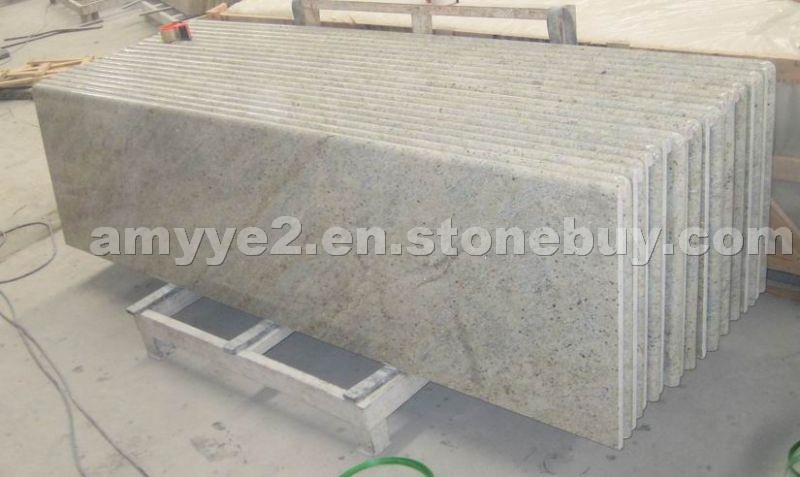Kashmire White granite prefabricated countertop