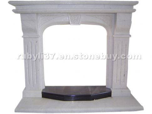 Marble fireplace