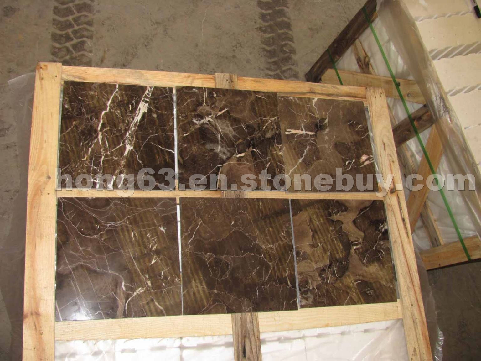 Chinese dark emperador marble tile