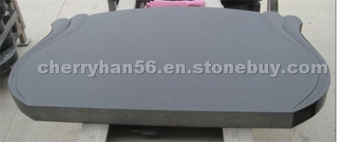 black tombstone