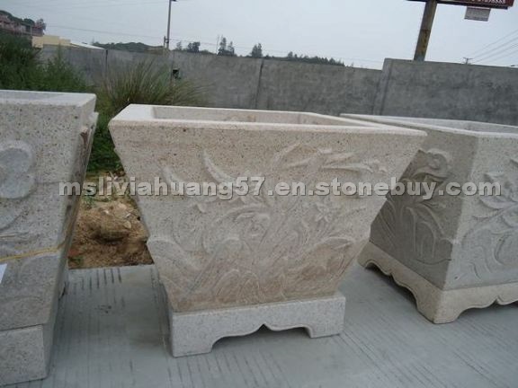 Granite Flowerpot 002