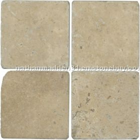 Driftwood Travertine Tumbled 15x15