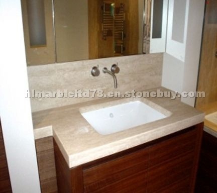Vanity top - Travertine