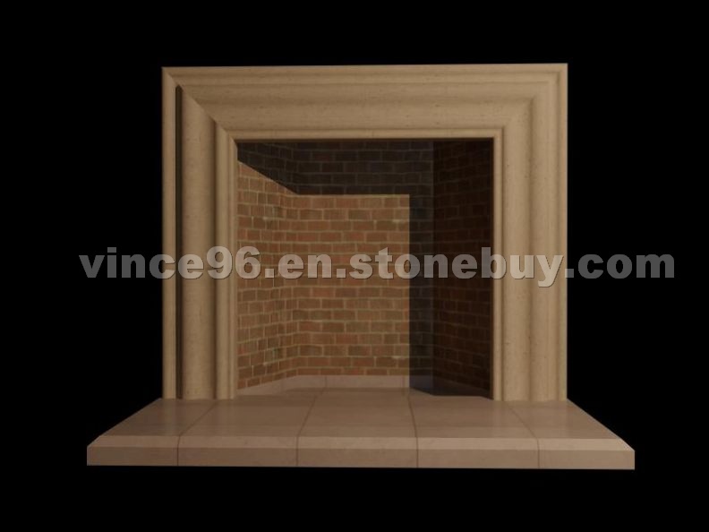 Barcelona Square Fireplace