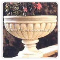Stone flower pot