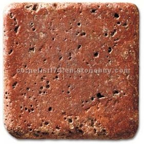 Rosso Persia travertine