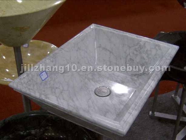 White Marble Wash Basins