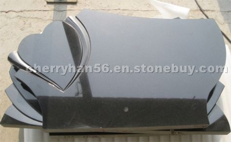 black tombstone