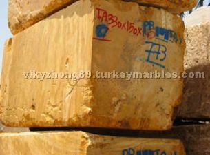 Yellow Travertine Blocks
