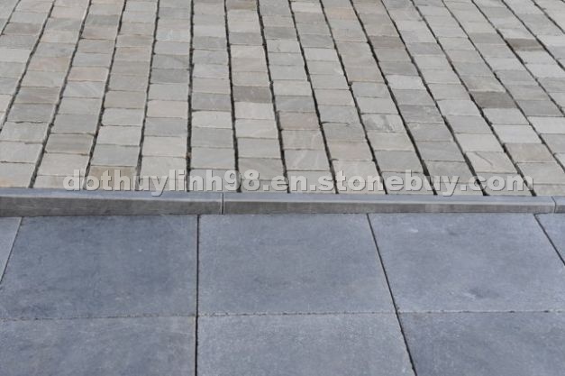 Gothic Tumbled Bluestone Landscaping