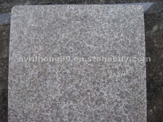 G684 granite tiles,black basalt flamed and brushed