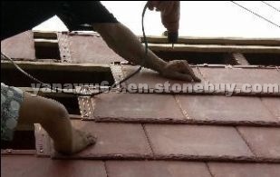 Red Slate Roof Tiles