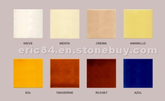 field tile , embossed tile,tubelined tile