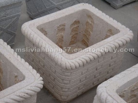 Granite Flowerpot 001