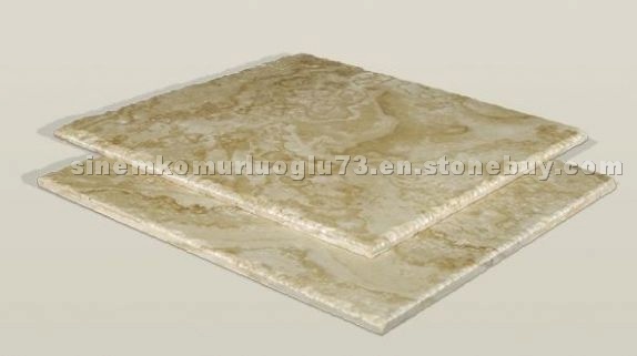 Travertine Tiles Brushed And Chiseled Edge