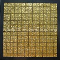 Gold foil mosaic