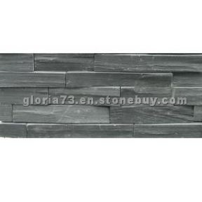 Black ledge slate culture stone