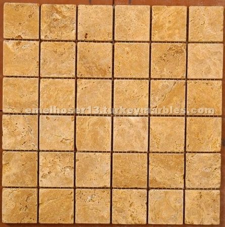 Yellow Travertine Tumbled
