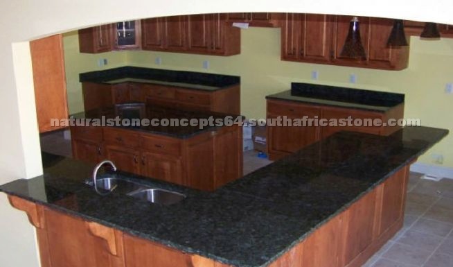 Peacock granite countertop
