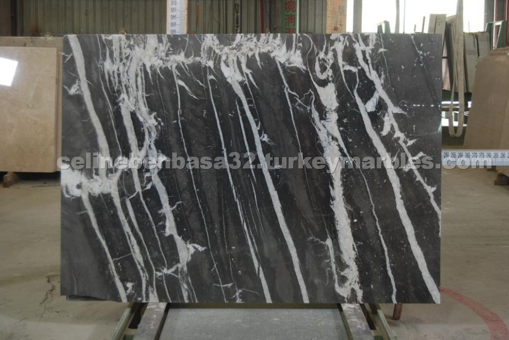 Montana Silver Black Turkish Marble