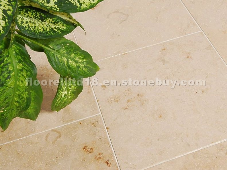 Jura Beige Limestone Tiles - Honed