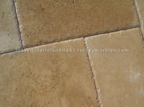 Walnut travertine french pattern