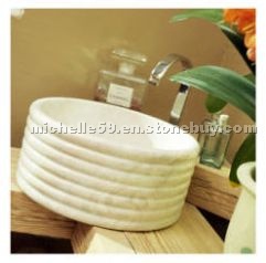 Pale Rose Pink Marble Bowl