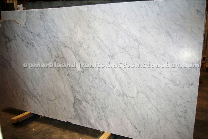 Bianco Carrara Honed marble slabs