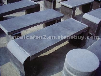 Stone bench table