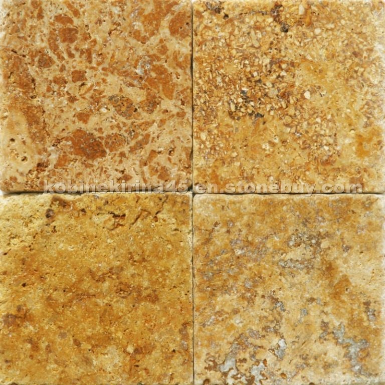 Antique Golden Tumbled Travertine