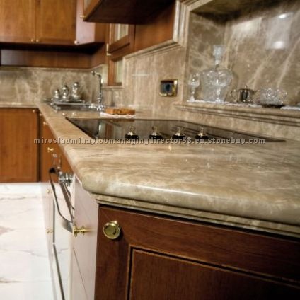 Light Emperador Marble Countertop