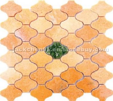 Orange Marble Mosaic