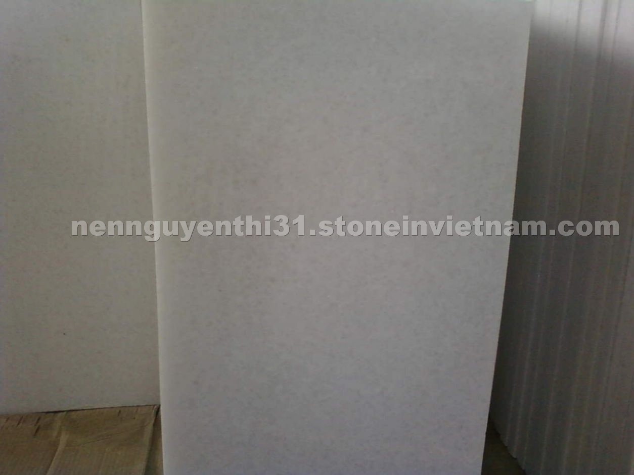 Viet Nam pure white marble tiles