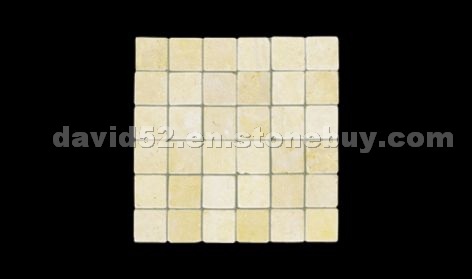 Jerusalem Gold Mosaic Tumbled