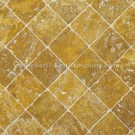 Giallo oriente travertine mosaic