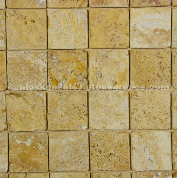 Gold Travertine Mosaic