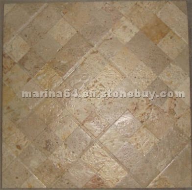 Travertine Mosaic Composite Tile