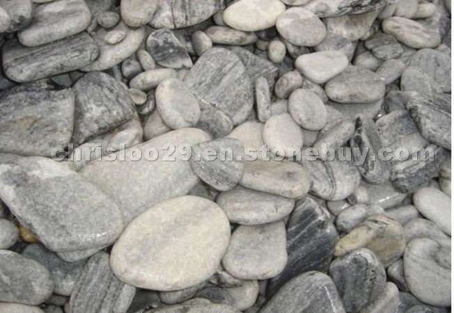 black and white piece stone