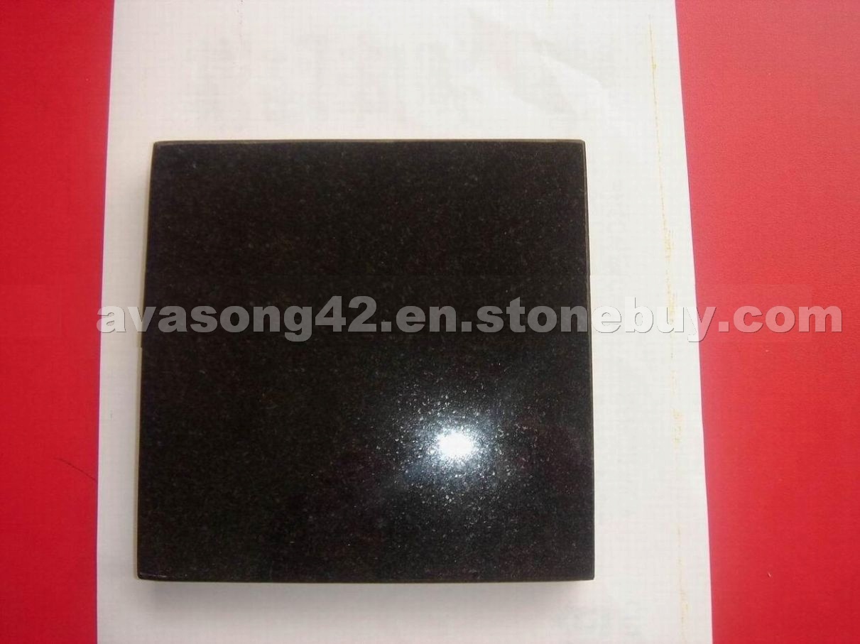 sell shanxi black granite tile