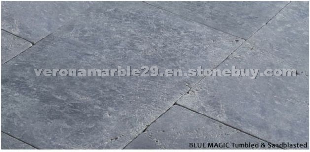 Blue Magic Tumbled Sandblasted