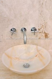 White Onyx Sink