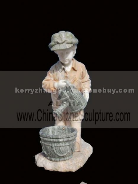 Supply Hand Carved Natural Stone Statue Fountains
