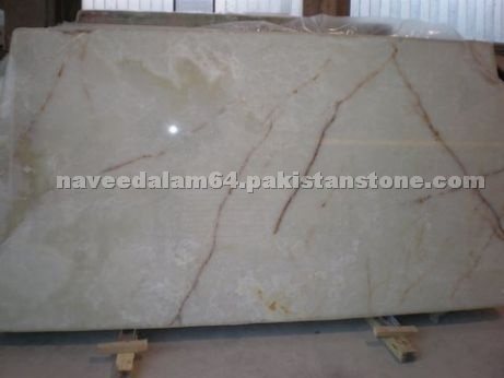 White Onyx slab