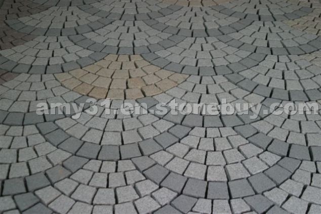 paving stone on net